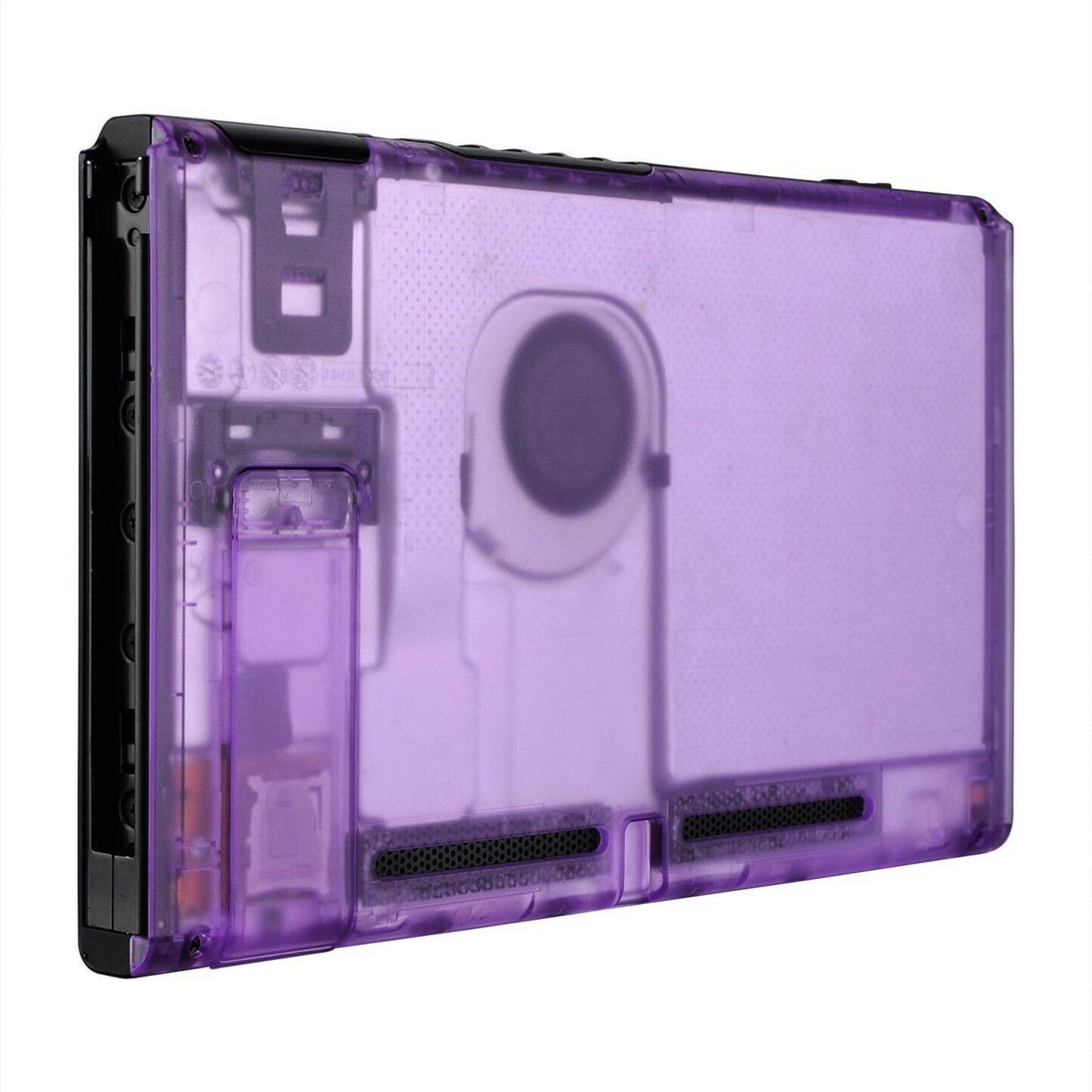 eXtremeRate Nintendo Switch Replacement Back Plate with Kickstand eXtremeRate Nintendo Switch Replacement Back Plate with KickstandClear Atomic Purple